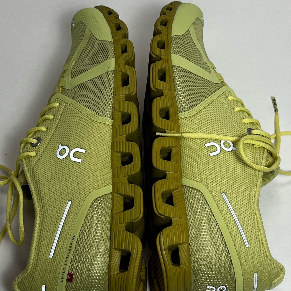 On Cloud X Women’s Size 10.5 Running Shoes Glade Citron Yellow Helion Training - Picture 12 of 16